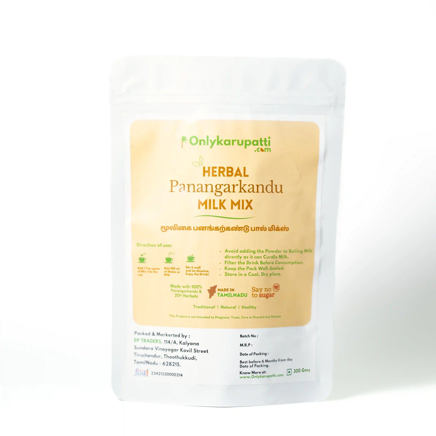Herbal Panangarkandu Milk Mix
